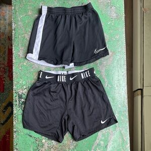 Nike Kids Black and White Shorts Set
